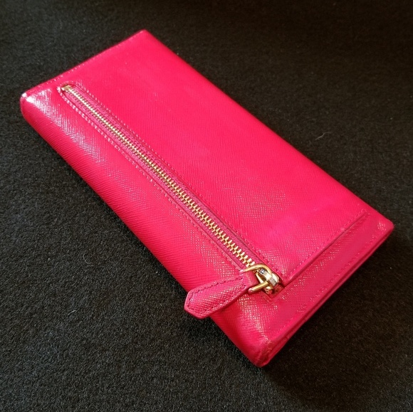 Prada saffiano trifold leather wallet - Picture 5 of 8